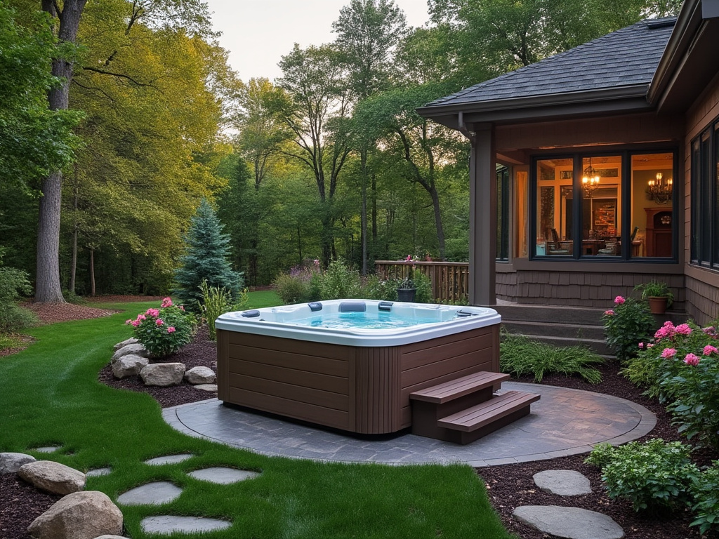 Escape to Tranquility: Hot Tub Water Features That Bring Bliss