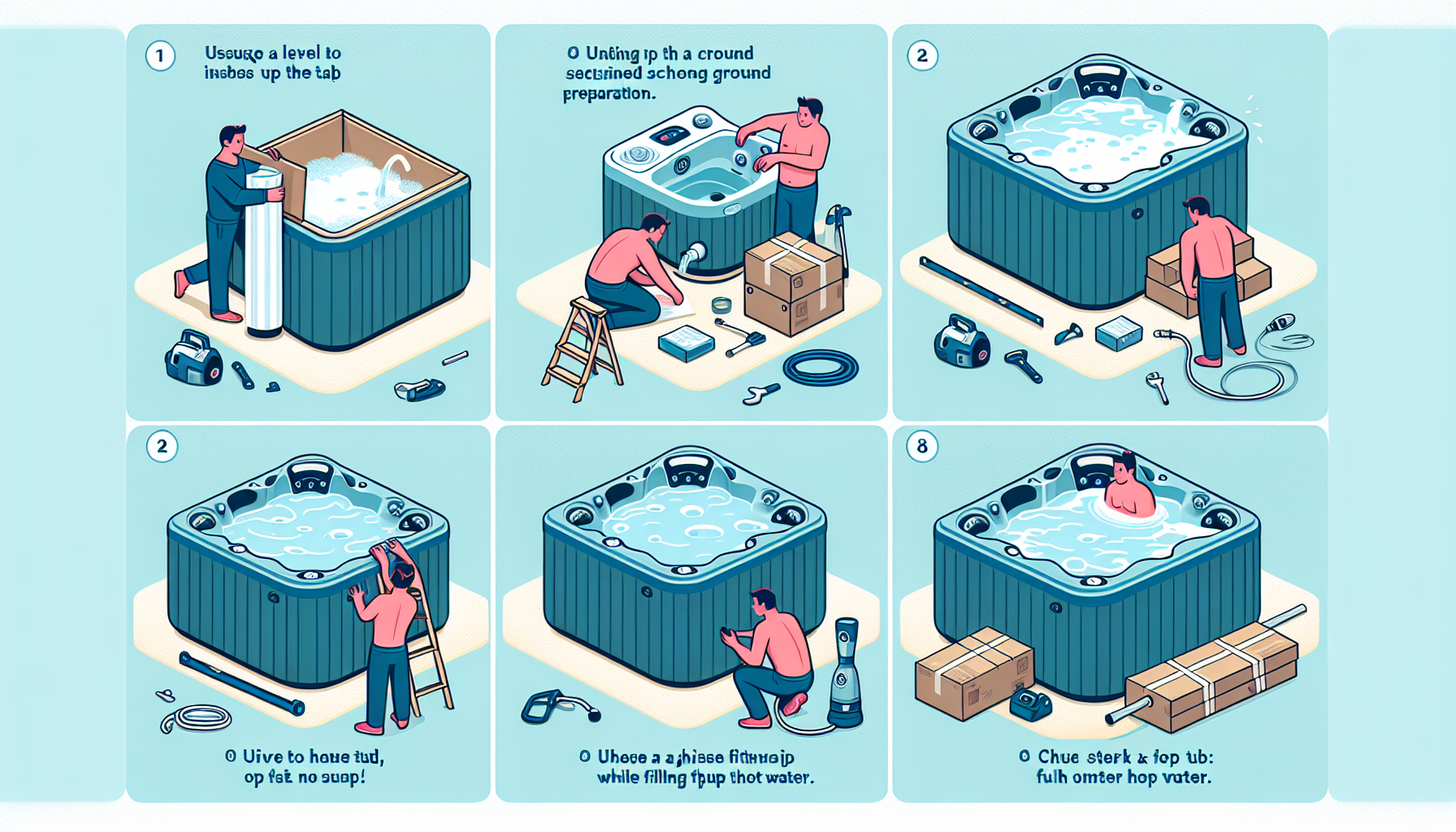 hot tub setup tips and tricks