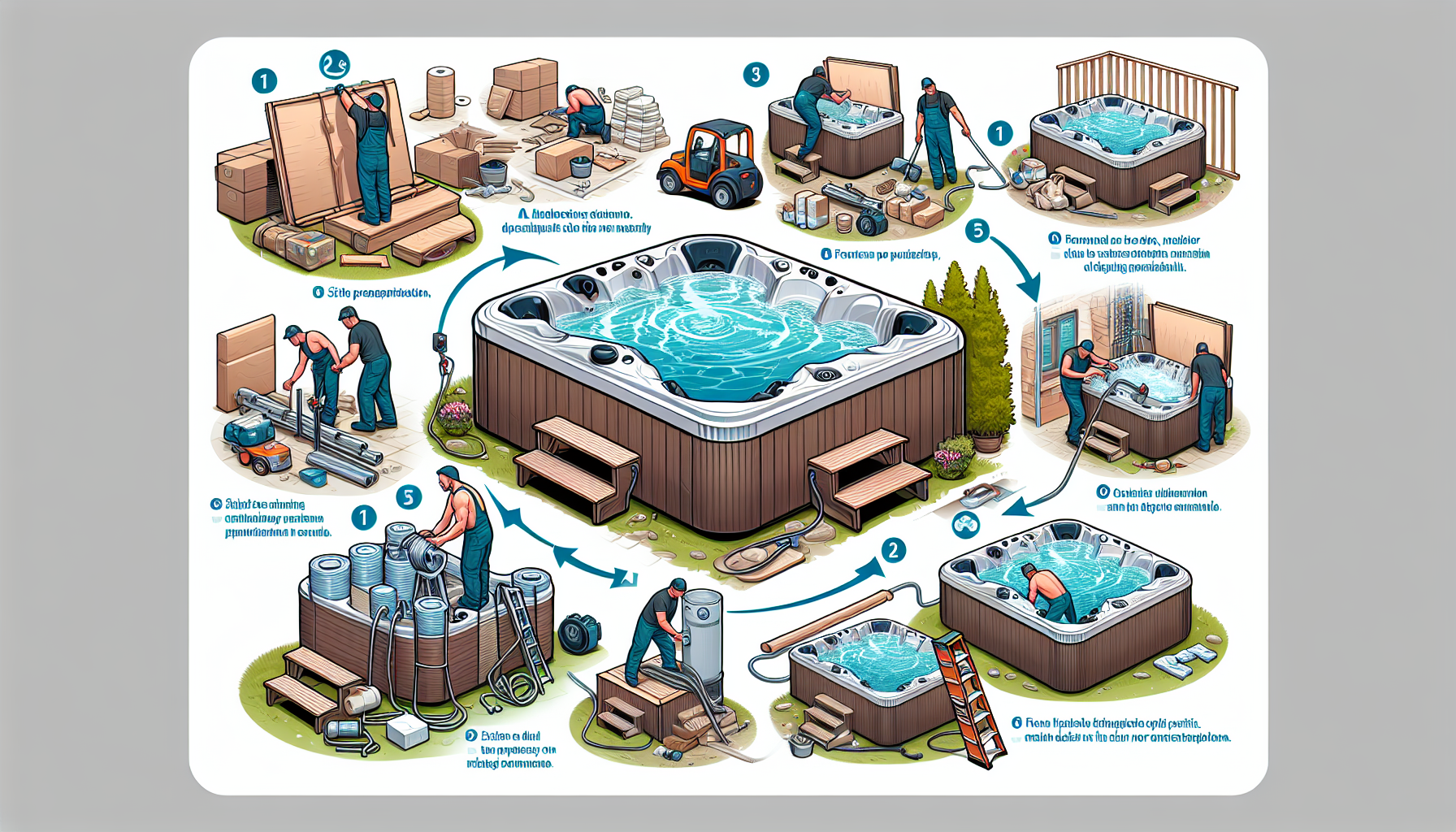 hot tub installation process steps