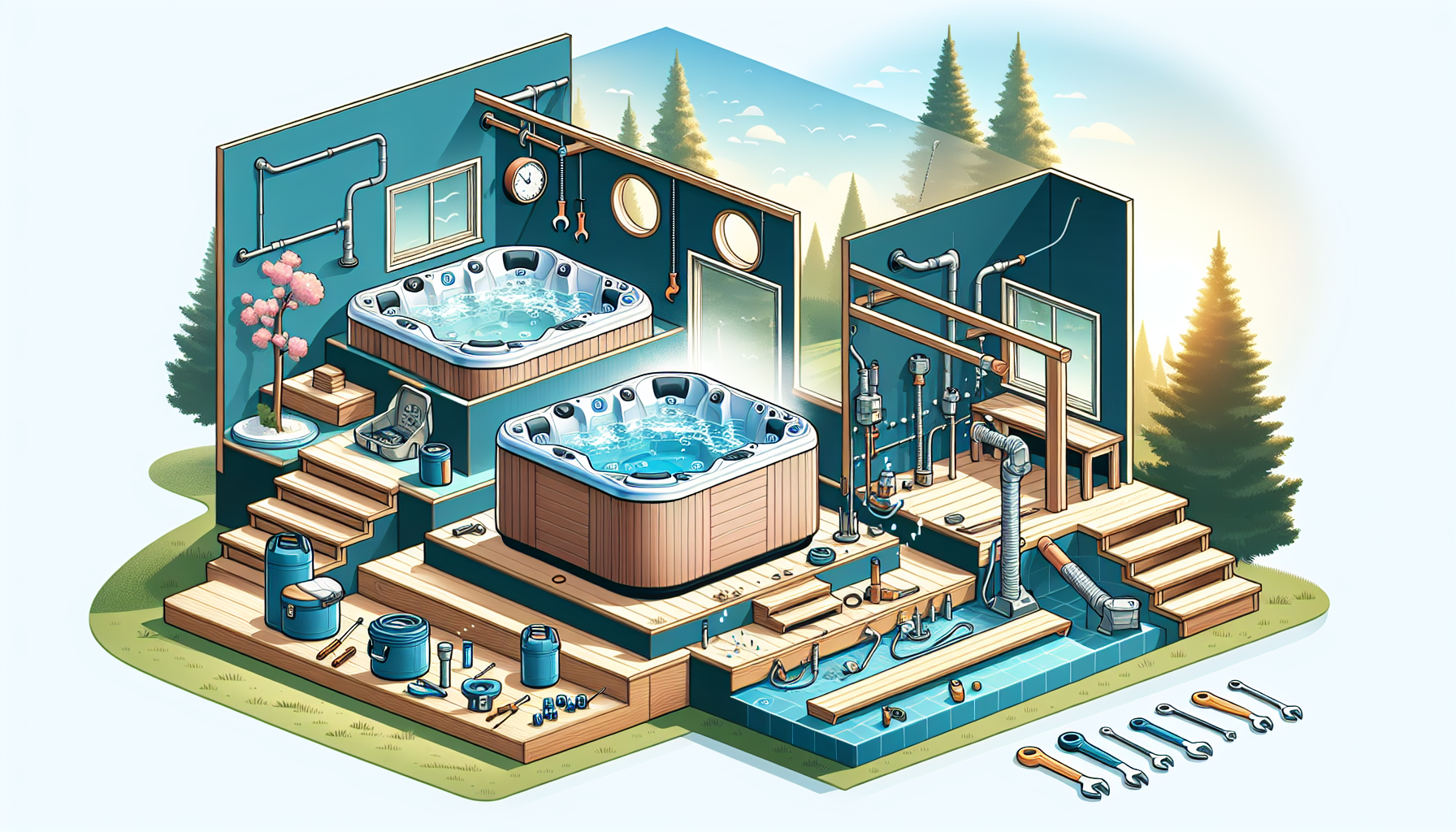 Claim Your Zen: Hot Tub Space and Installation Guide for Homeowners